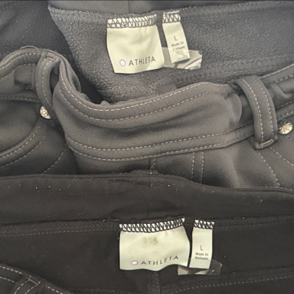 Athleta Charcoal and Ebony Activewear